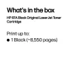 Toner HP 87A zwart origineel LaserJet 8550 pagina's zwart