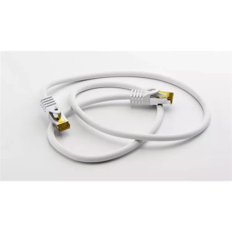 Netwerkkabel Goobay RJ45-patchkabel CAT 6A S/FTP 2 m wit