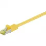 Netwerkkabel Goobay RJ-45 CAT7 0,5m geel S/FTP