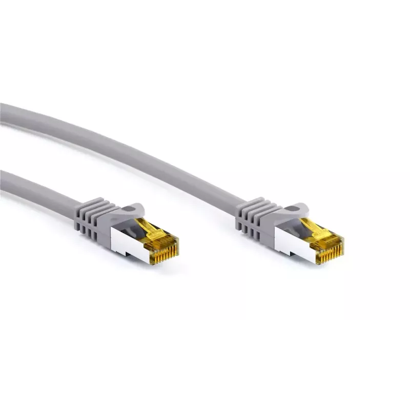 Netwerkkabel Goobay RJ45-patchkabel CAT 6A S/FTP 2m grijs