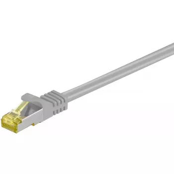 Netwerkkabel Goobay RJ45-patchkabel CAT 6A S/FTP 2m grijs