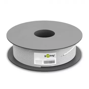 Netwerkkabel Goobay 96094 grijs 100 m Cat6a S/FTP