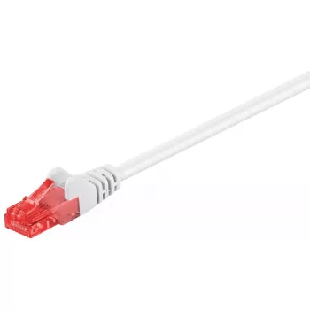 Netwerkkabel Goobay CAT 6-patchkabel RJ-45 Cat6 1 m wit
