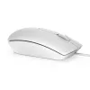 DELL bedrade muis - MS116 - wit, dubbelhandig, optisch, USB Type-A, 1000 DPI, wit