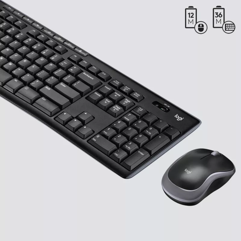 LOGITECH draadloze desktop Mk270 - QWERTY US/International