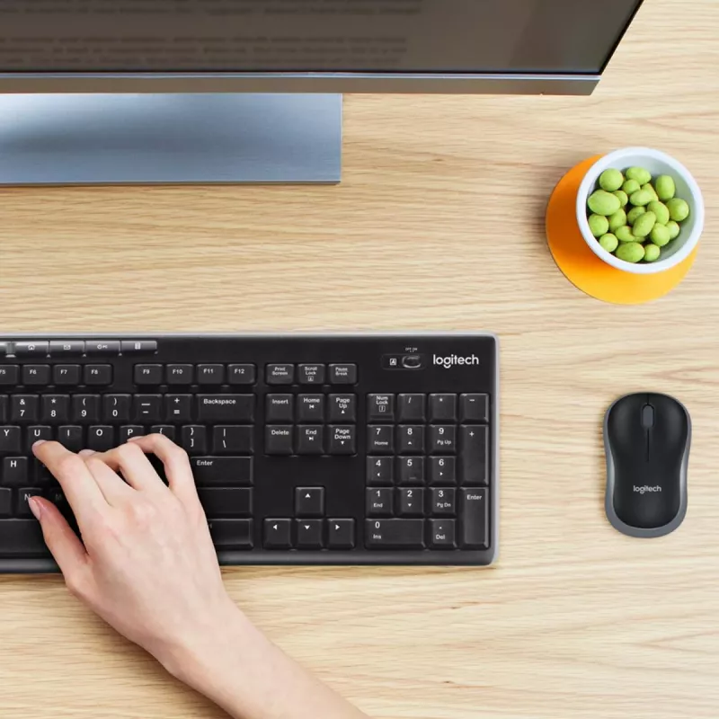 LOGITECH draadloze desktop Mk270 - QWERTY US/International