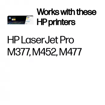 Tonercartridge HP CF412A M452DN 2300 pagina's geel