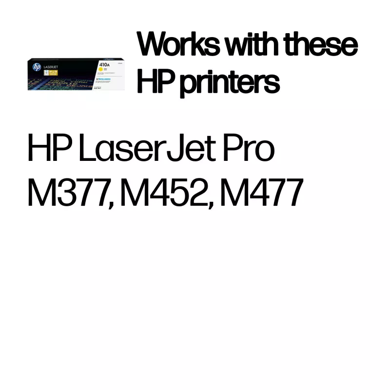 Tonercartridge HP CF412A M452DN 2300 pagina's geel