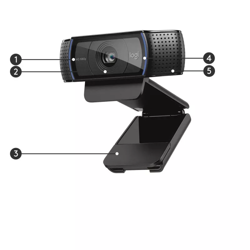 LOGITECH C920 HD Pro-webcam - USB