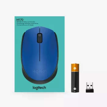 Logitech M171 muis RF draadloos optisch 1000 DPI, blauw