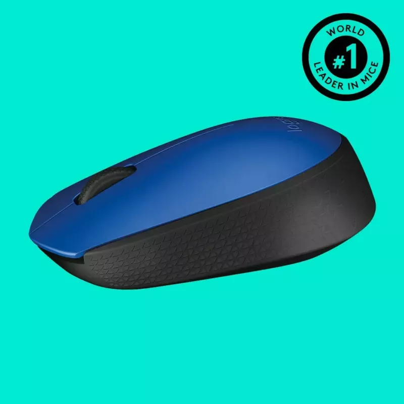 Logitech M171 muis RF draadloos optisch 1000 DPI, blauw
