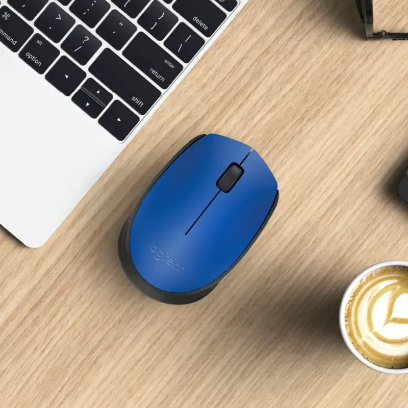 Logitech M171 muis RF draadloos optisch 1000 DPI, blauw