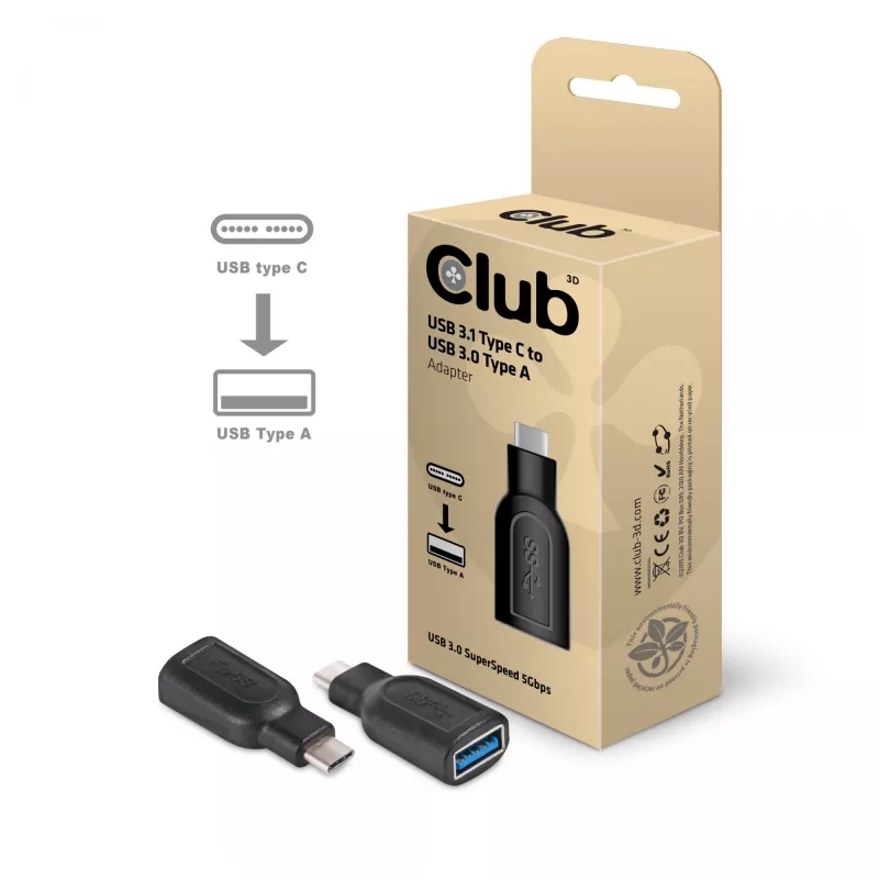 USB 3.1 Type-C naar USB 3.0-adapter CLUB3D CAA-1521