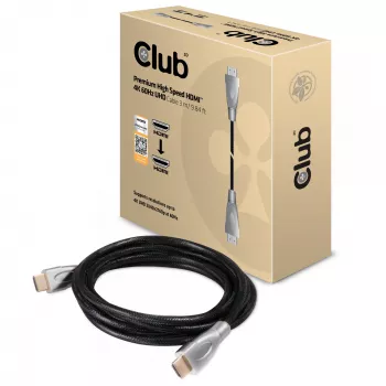 CLUB3D HDMI 2.0-kabel 3 meter UHD 4K/60Hz 18Gbps gecertificeerd Premium High Speed