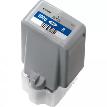 Canon PFI-1000B blauwe inktpatroon, blauw, pigmentinkt, 80 ml, 4875 pagina's