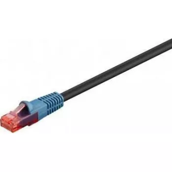 Netwerkkabel GOOBAY Cat6 U/UTP zwart 60 m met RJ-45 vergulde contacten