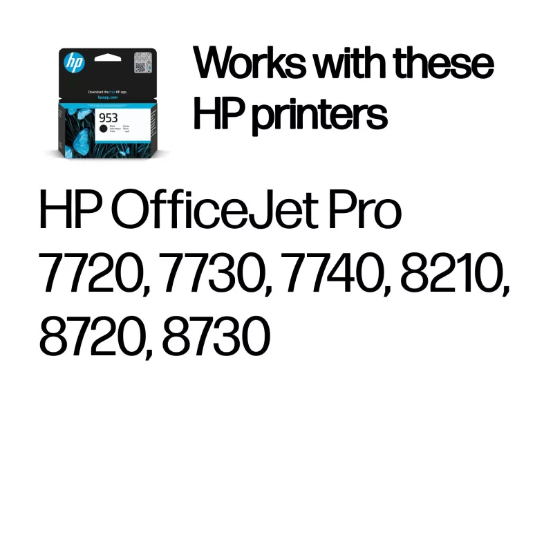 HP 953 originele inktpatroon zwart