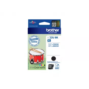 Brother LC22UBK inktpatroon 1 st. origineel hoge (XL) capaciteit zwart