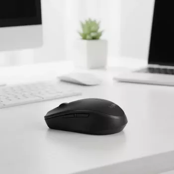 Draadloze optische muis Logitech B170 RF, voor beide handen, 3 knoppen, zwart, 10 m bereik, tot 12 maanden batterijduur