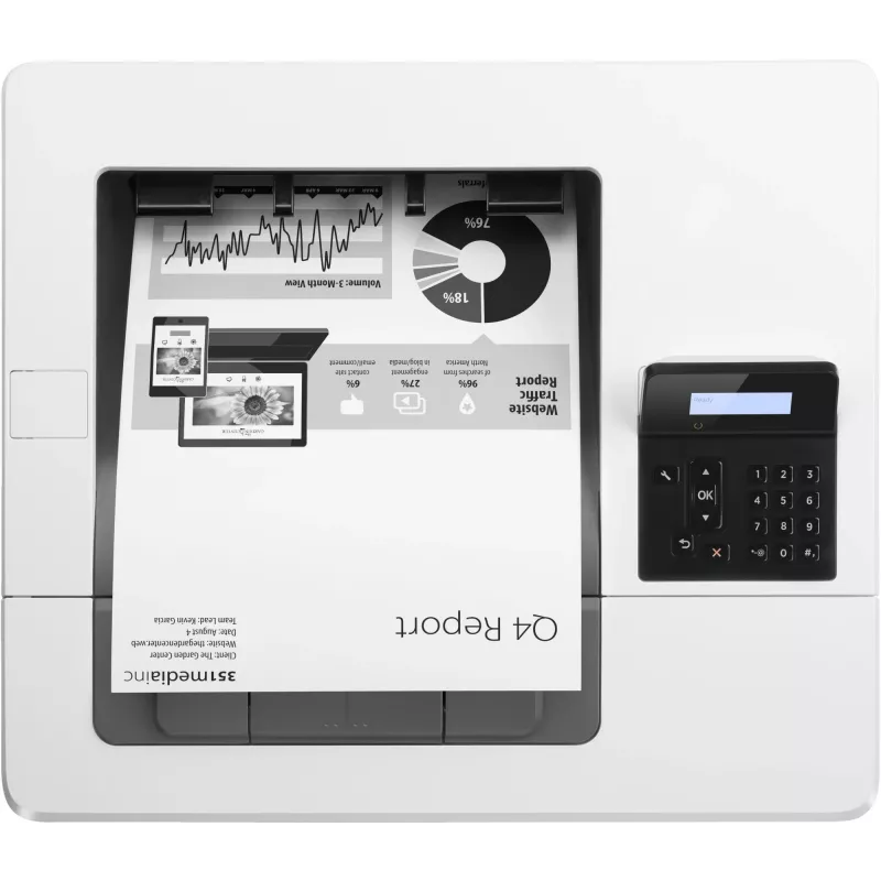 HP LaserJet Pro M501dn, laser, 600 x 600 DPI, A4, 43 ppm, dubbelzijdig printen, netwerkgeschikt