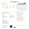 HP LaserJet Pro M501dn, laser, 600 x 600 DPI, A4, 43 ppm, dubbelzijdig printen, netwerkgeschikt