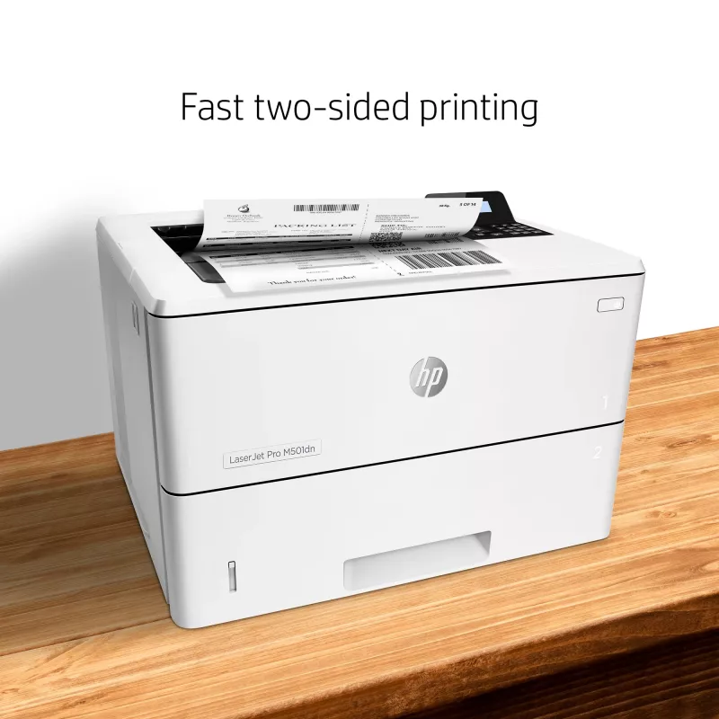 HP LaserJet Pro M501dn, laser, 600 x 600 DPI, A4, 43 ppm, dubbelzijdig printen, netwerkgeschikt