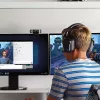 Logitech C922 1920 x 1080 pixels USB zwart webcam