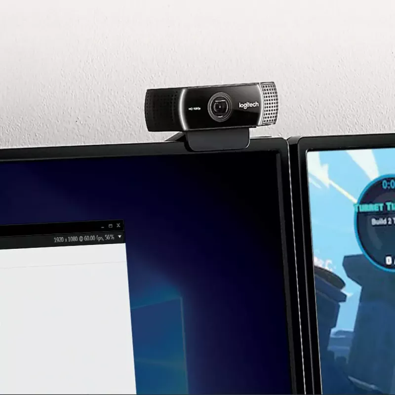 Logitech C922 1920 x 1080 pixels USB zwart webcam