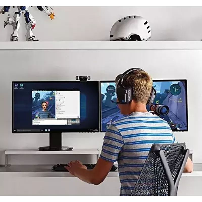 Logitech C922 1920 x 1080 pixels USB zwart webcam