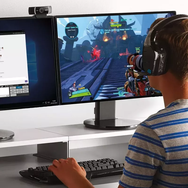 Logitech C922 1920 x 1080 pixels USB zwart webcam
