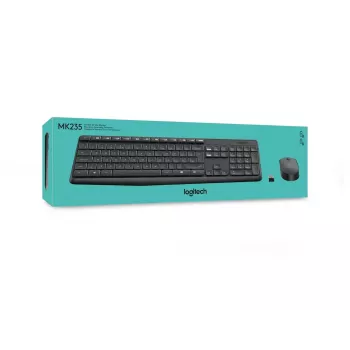 Draadloze toetsenbord- en muisset Logitech MK235