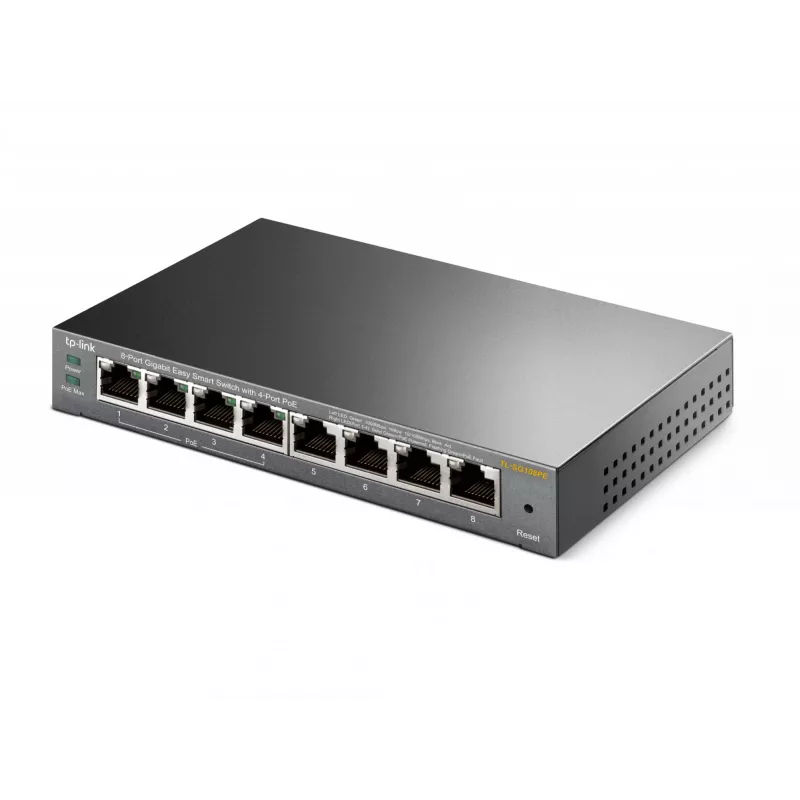 Managed switch TP-Link TL-SG108PE 8-poorts Gigabit met 4-poorts PoE