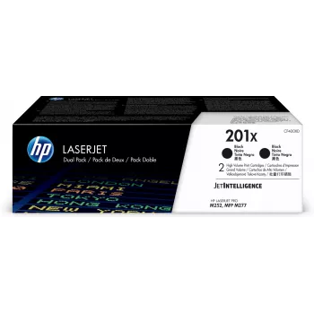 HP 201X 2-pack High Yield zwart originele LaserJet tonercartridges