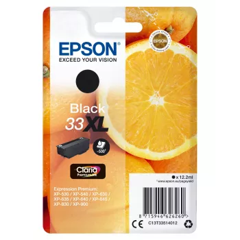 Epson Oranges singlepack zwart 33XL Claria Premium inkt