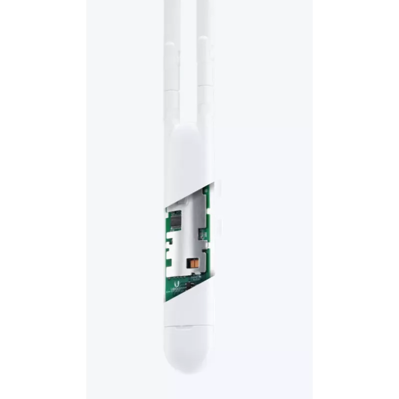 Accesspoint UBIQUITI Unifi AC Mesh UAP‑AC‑M — dualband 2,4/5 GHz, 1167 Mbit/s, PoE, buiten/binnen, wit