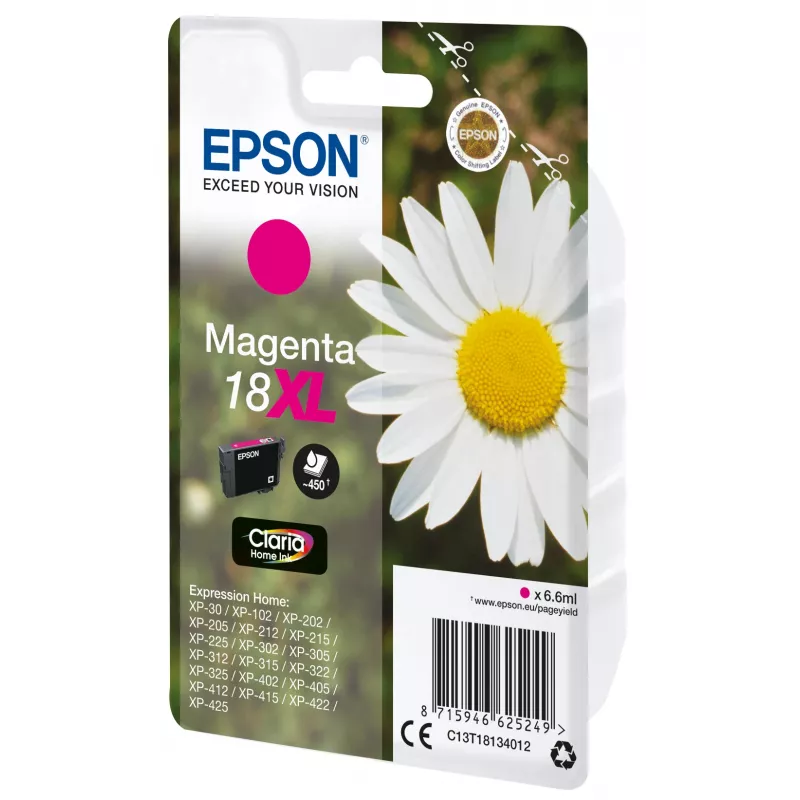 Epson Daisy singlepack magenta 18XL Claria Home inkt
