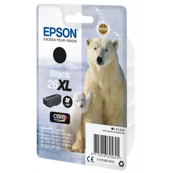 Epson 26XL printerpatroon zwart 500 pagina's inkt C13T26214012
