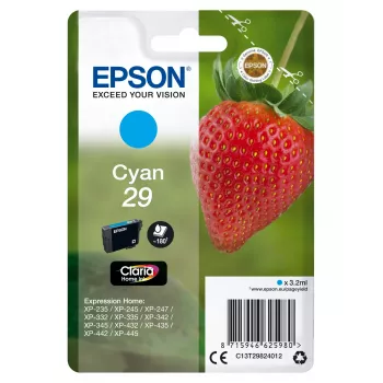 Epson Strawberry singlepack cyaan 29 Claria Home inkt