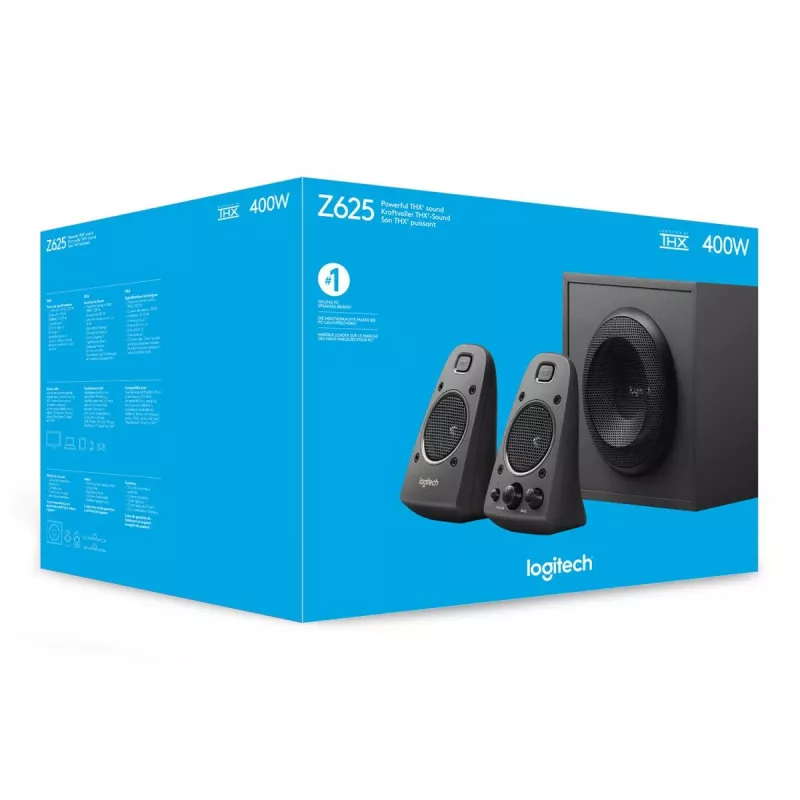 LOGITECH Z625 2.1 kanalen 200 W zwart