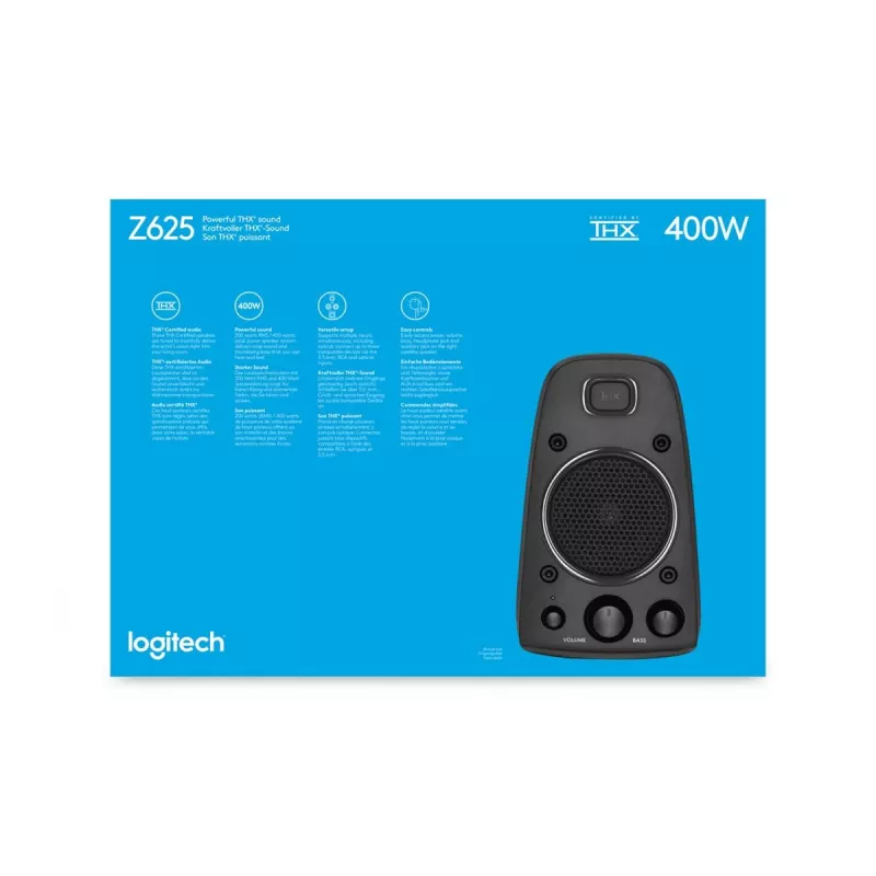 LOGITECH Z625 2.1 kanalen 200 W zwart