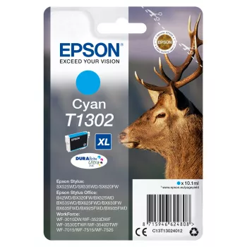 Epson Stag singlepack cyaan T1302 DURABrite Ultra inkt