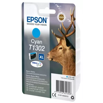 Epson Stag singlepack cyaan T1302 DURABrite Ultra inkt