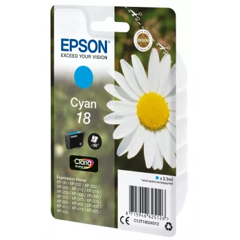 Epson Daisy singlepack cyaan 18 Claria Home inkt