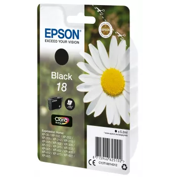 Epson Daisy singlepack zwart 18 Claria Home inkt