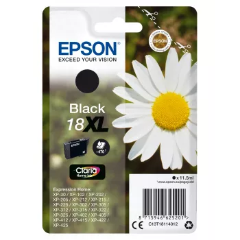 Epson Daisy singlepack zwart 18XL Claria Home inkt
