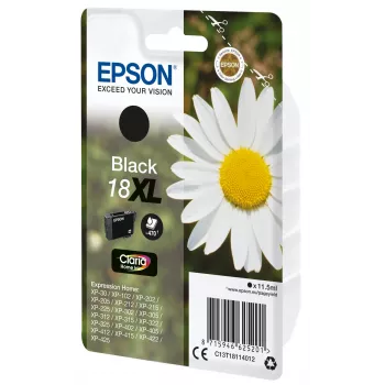 Epson Daisy singlepack zwart 18XL Claria Home inkt