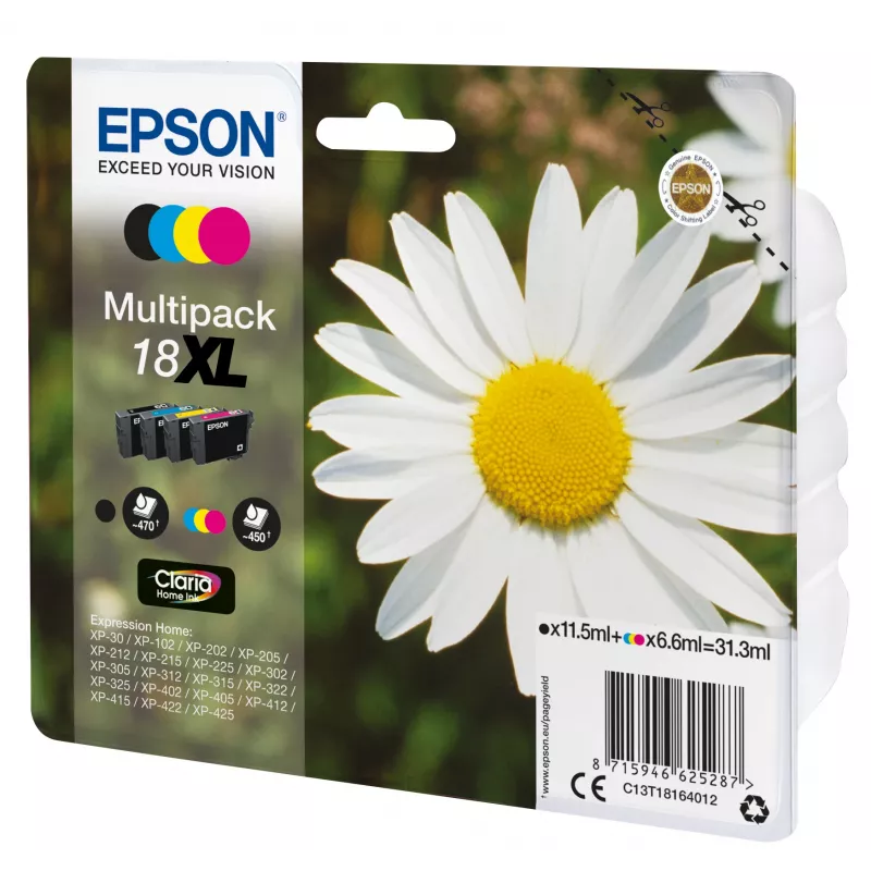 Epson Daisy multipack 4 kleuren 18XL Claria Home inkt
