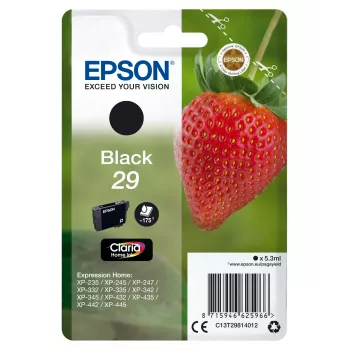 Epson Strawberry singlepack zwart 29 Claria Home inkt