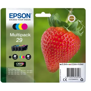 Epson Strawberry multipack 4 kleuren 29 Claria Home inkt