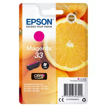Epson Oranges singlepack magenta 33 Claria Premium inkt